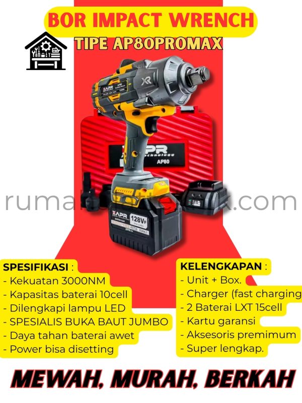 APR IMPACT WRENCH EXTRA JUMBO AP80PROMAX