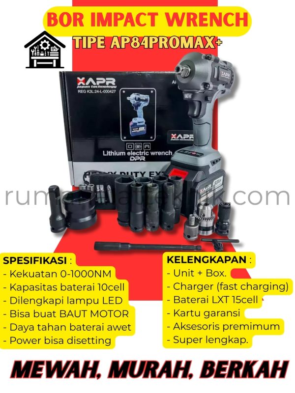 APR IMPACT WRENCH AP84PROMAX+