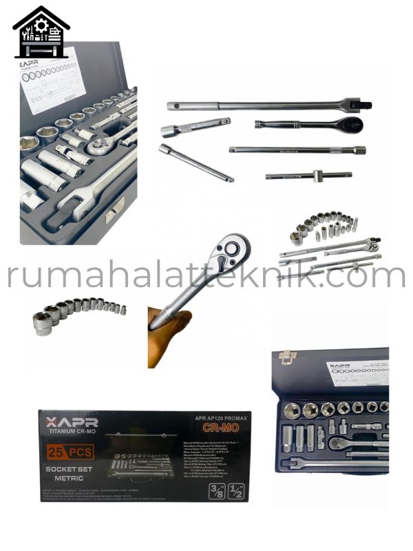 APR KUNCI SOCKET SET AP120PROMAX - Image 3