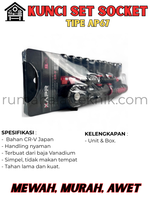 APR KUNCI SET SOCKET AP67