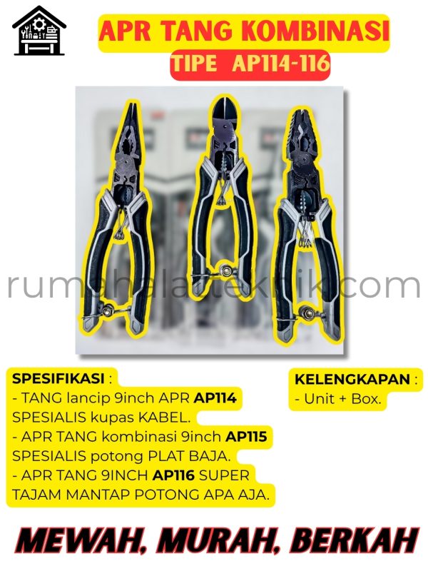 APR TANG KOMBINASI LANCIP AP114/AP115/AP116