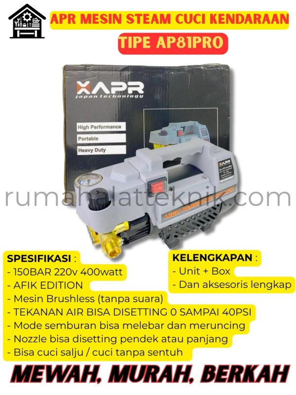 APR MESIN STEAM CUCI KENDARAAN AP81PRO