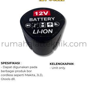 BATERAI 12V 3CELL S01