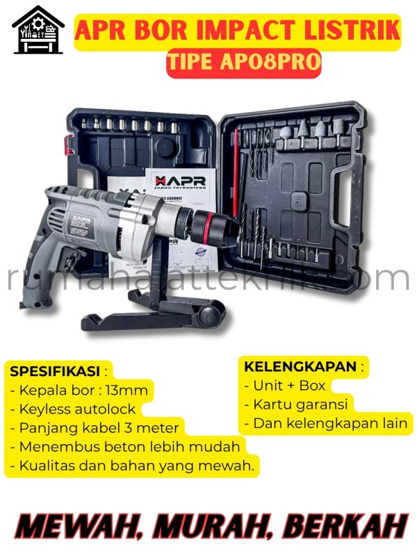 APR BOR IMPACT DRILL TYPE AP08PRO