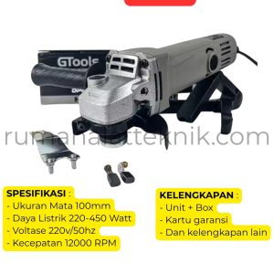 GTOOLS MESIN GERINDA LISTRIK GT11+