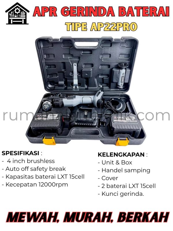 APR GERINDA BATERAI TYPE AP22PRO